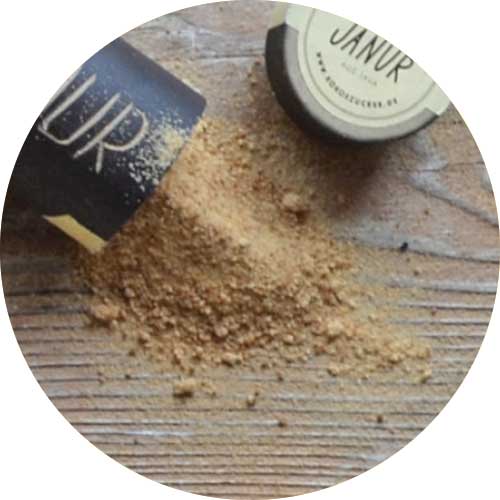 Schale mit Kokosblütenzucker